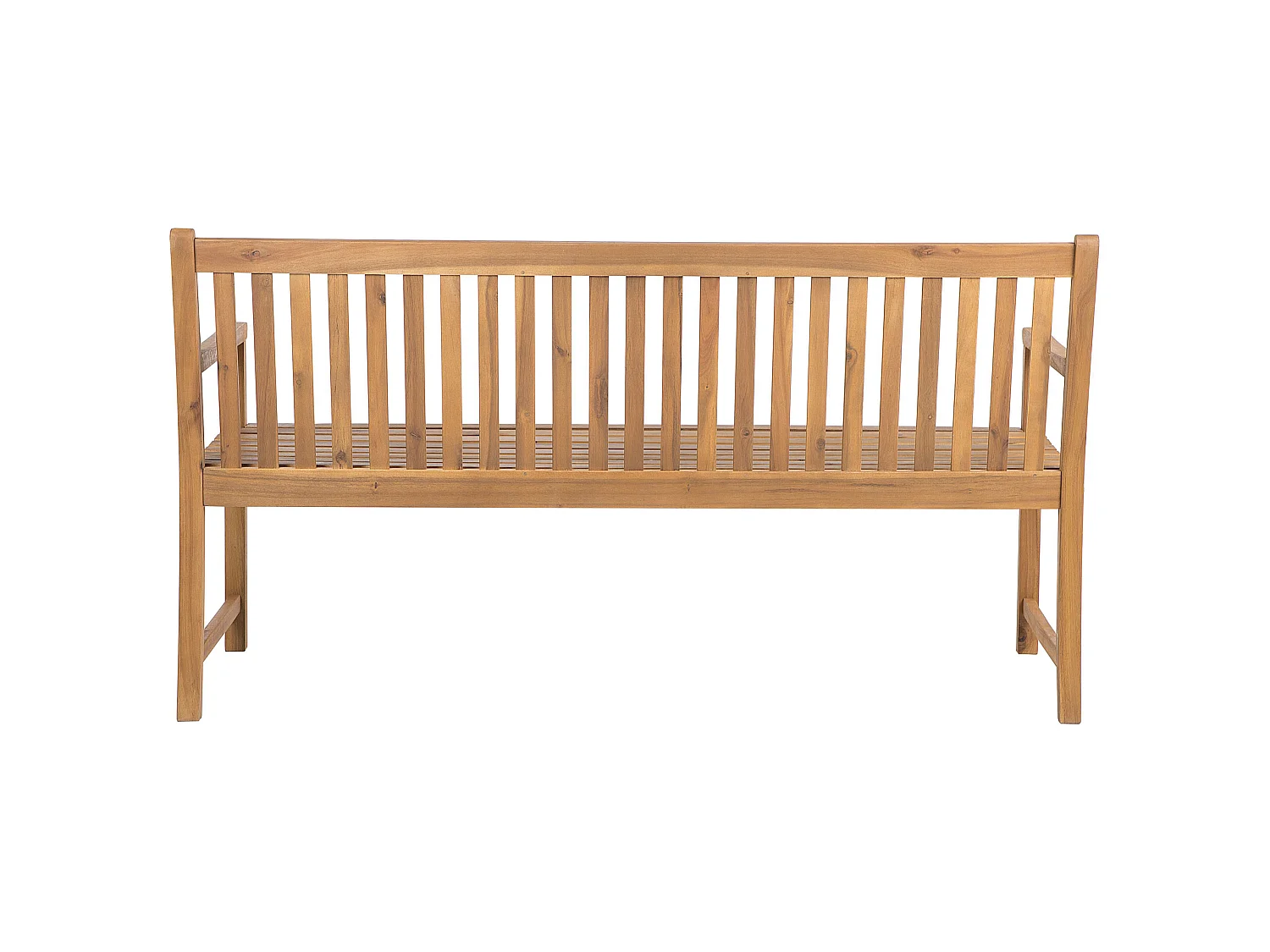 Banc de jardin VIVARA 160 cm Bois d'acacia certifié Marron clair