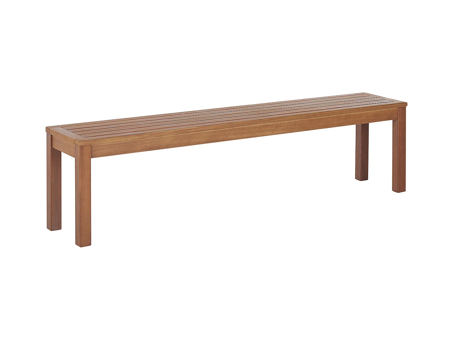 Banc de jardin MONSANO 170 cm Bois d'eucalyptus Marron