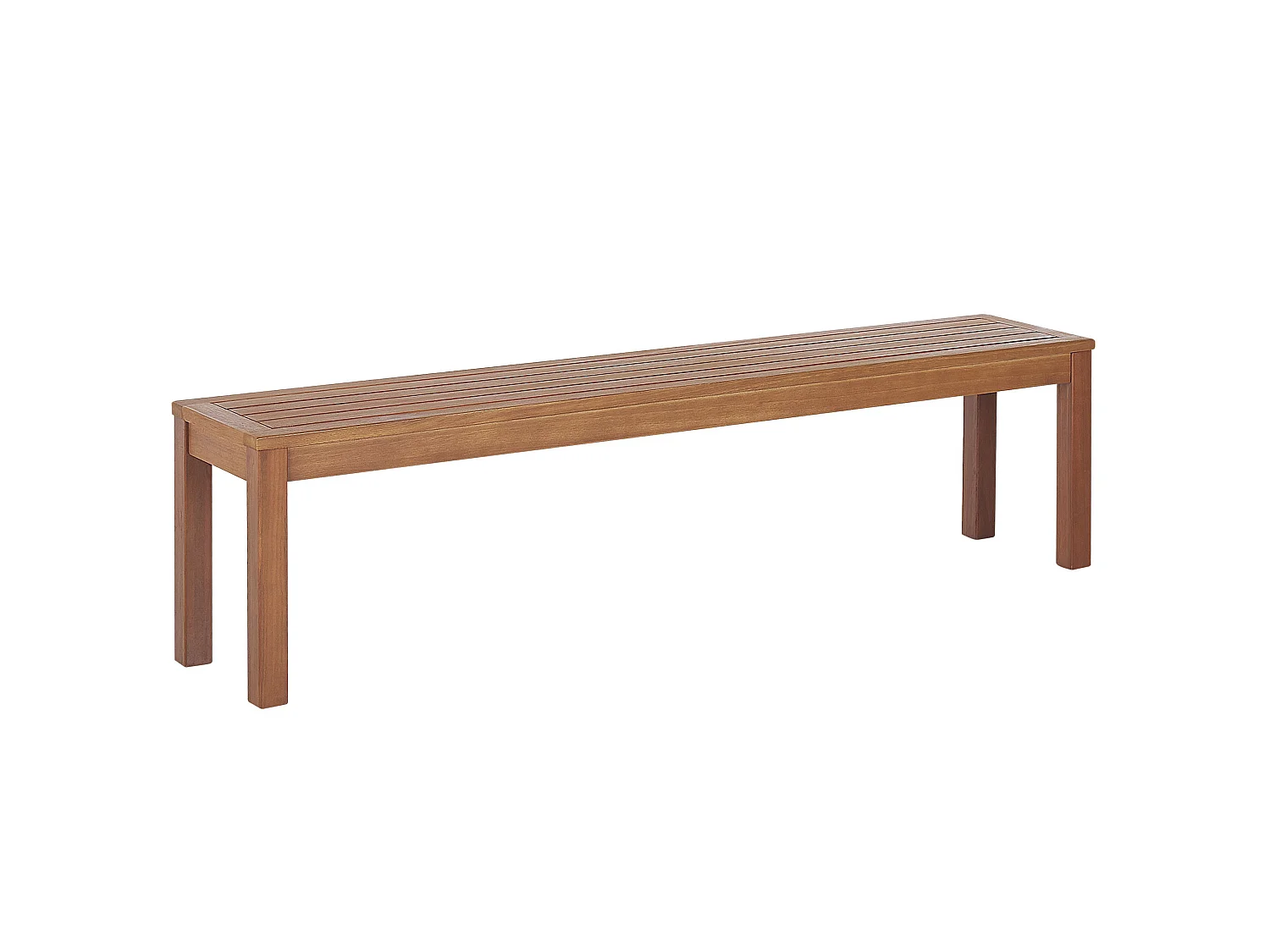 Banc de jardin MONSANO 170 cm Bois d'eucalyptus Marron
