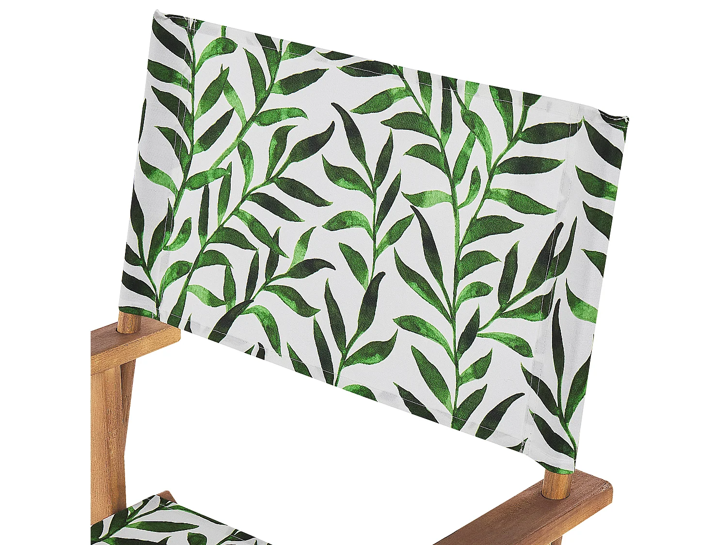 Lot de 2 chaises de jardin CINE Acacia Blanc