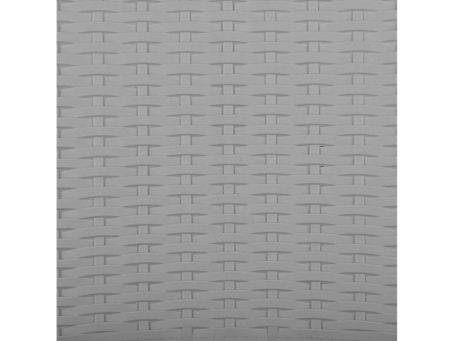 Zestaw 2 krzeseł ogrodowych FOSSANO Materiał syntetyczny Jasnoszary