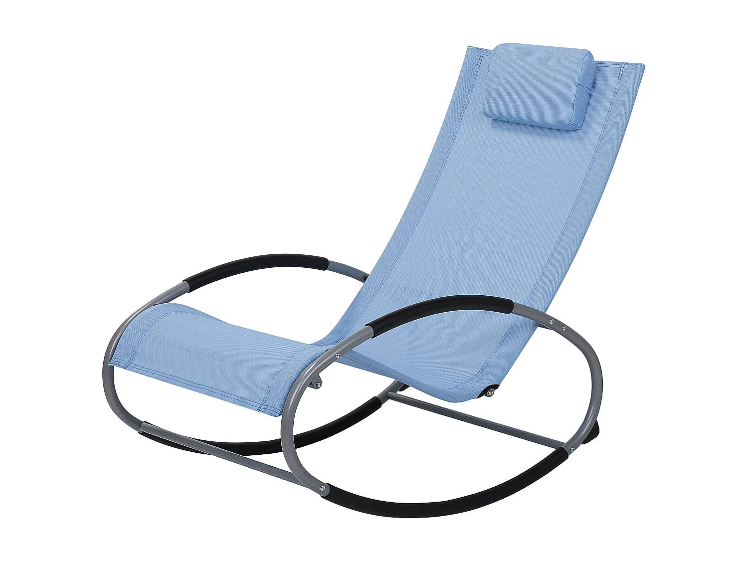 Transat à bascule CAMPO Tissu Bleu