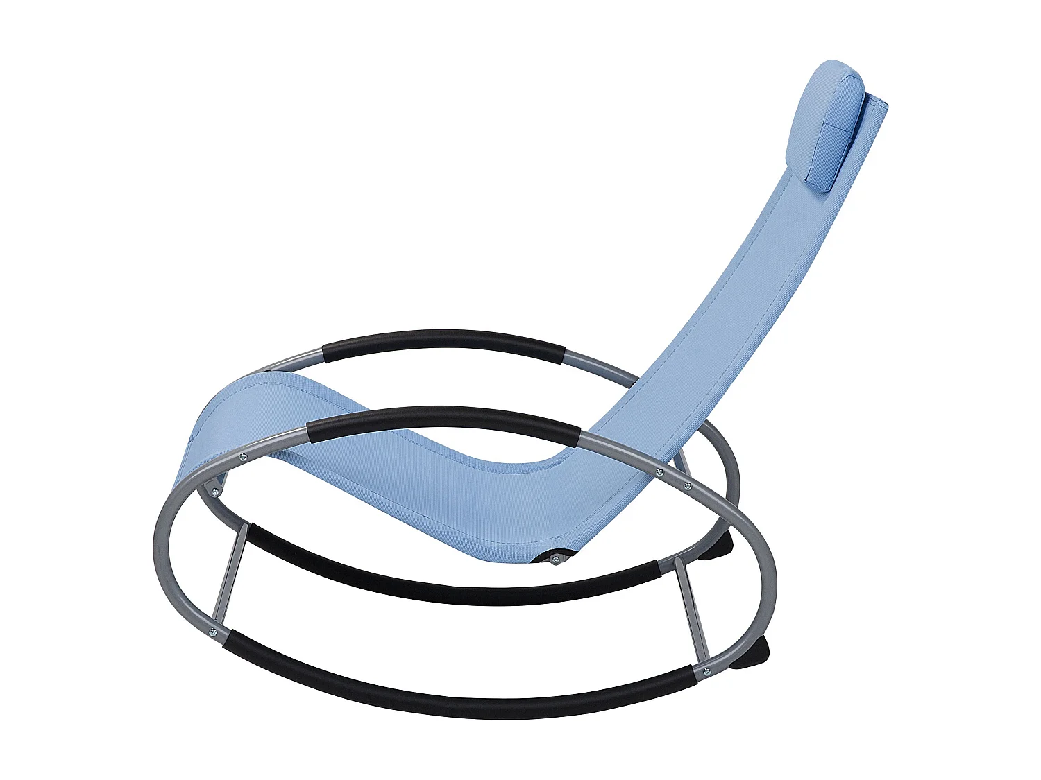 Transat à bascule CAMPO Tissu Bleu