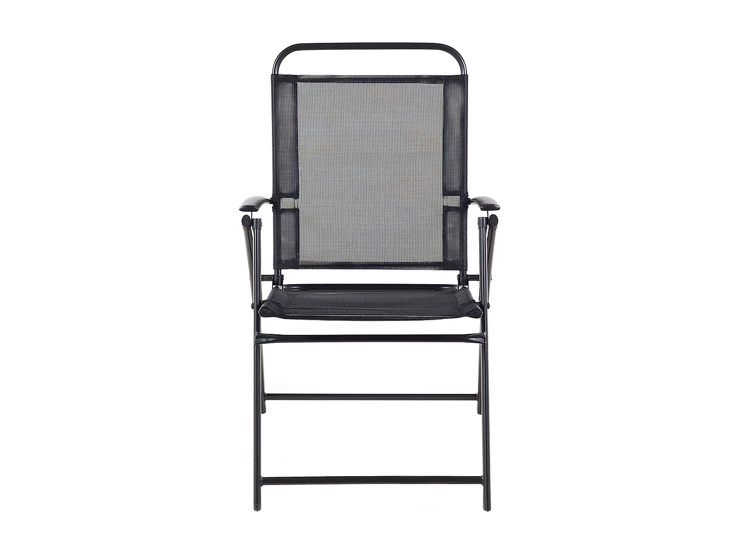 Lot de 6 chaises de jardin LIVO Métal Noir