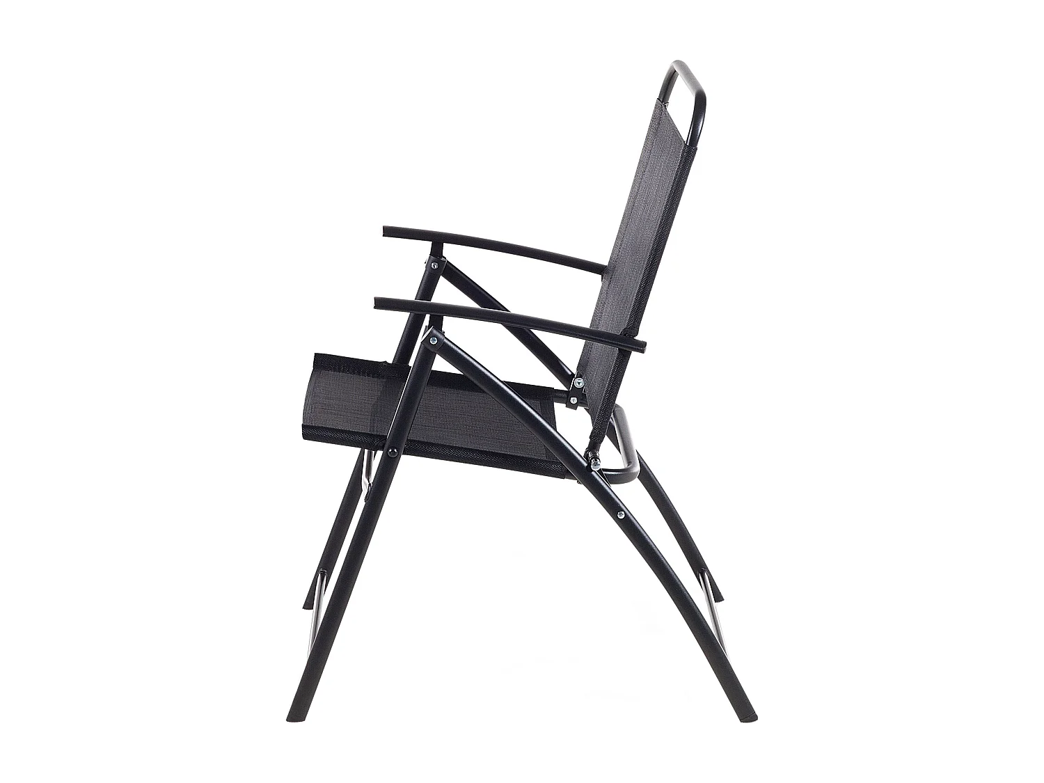 Lot de 6 chaises de jardin LIVO Métal Noir