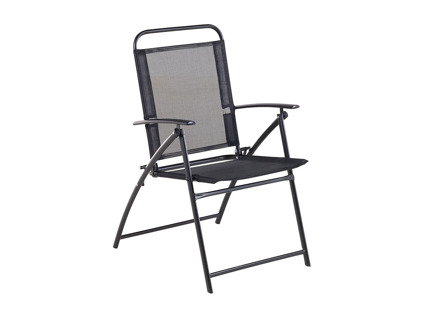 Lot de 6 chaises de jardin LIVO Métal Noir