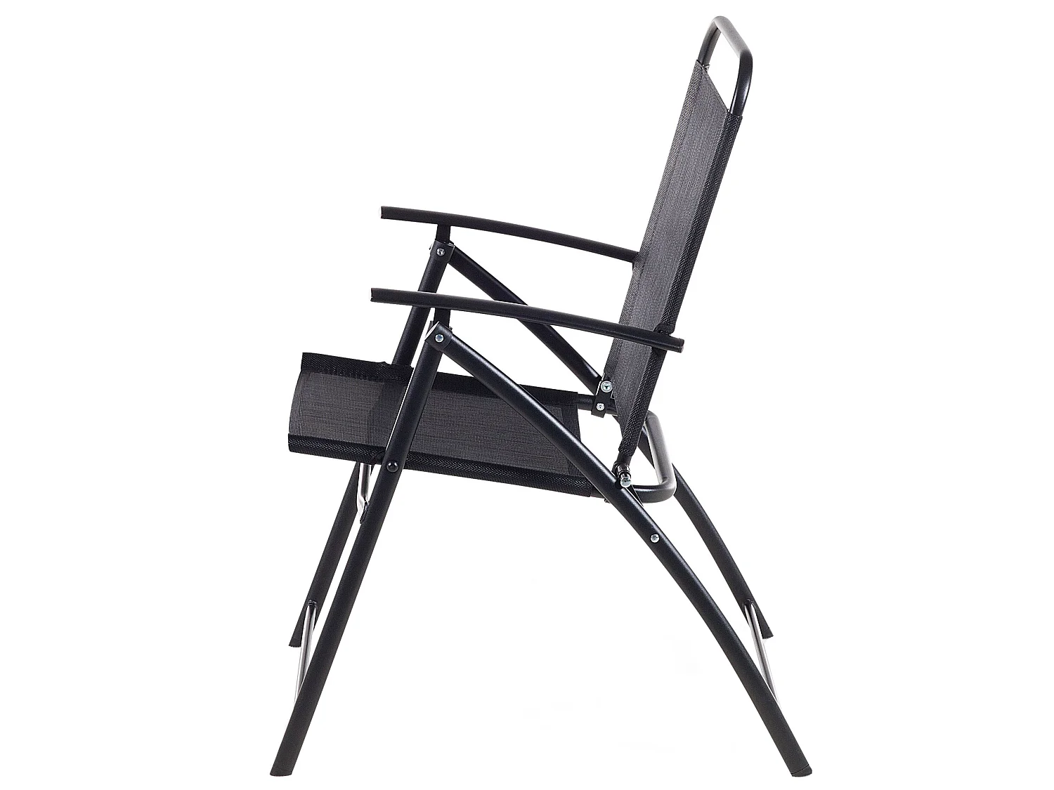 Lot de 6 chaises de jardin LIVO Métal Noir