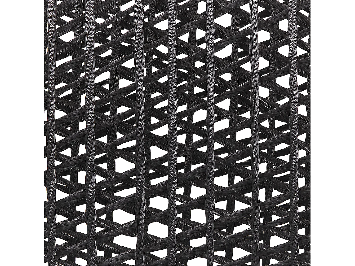 Set da pranzo da giardino 4 posti OLBIA con cuscini Cemento Nero