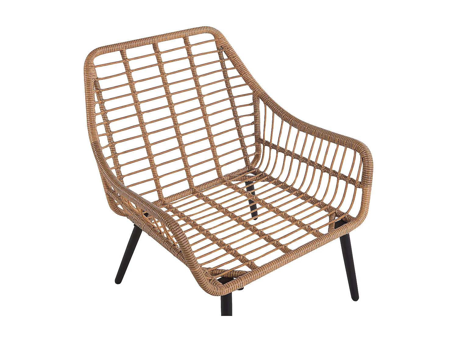 Ensemble bistrot avec coussins LAURETO Naturel