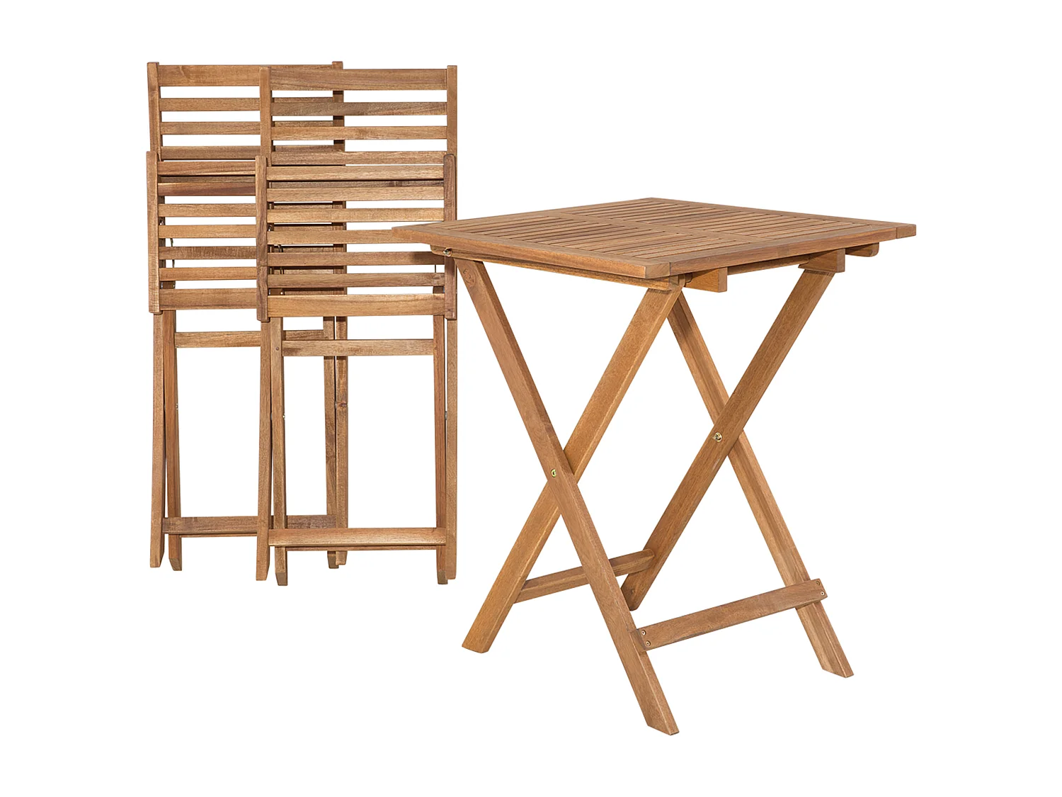 Bistroset met kussen Hout Blauw FIJI