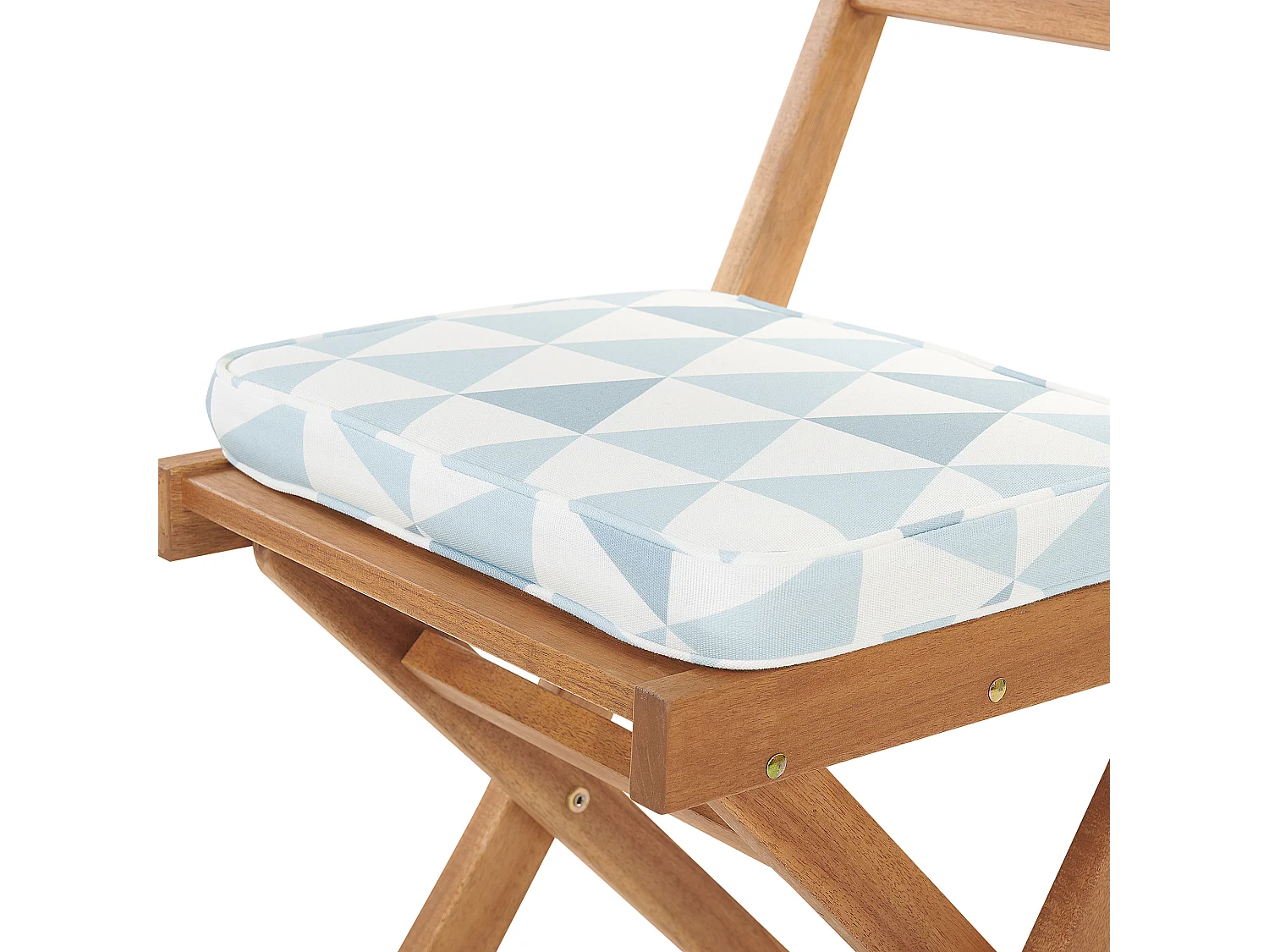 Conjunto de varanda com almofadas Dobrável FIJI Madeira Azul