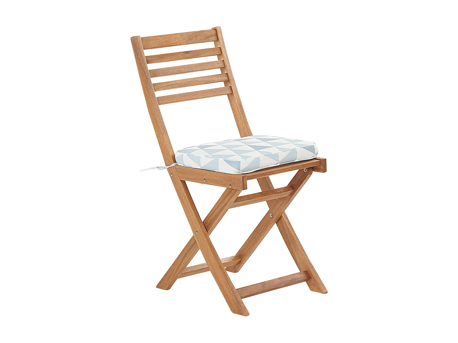 Ensemble bistrot avec coussins Pliant FIJI Acacia Bleu