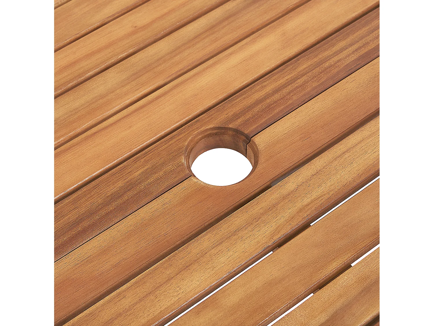 Salle à manger de jardin 6 places JAVA avec coussins Acacia Gris graphite