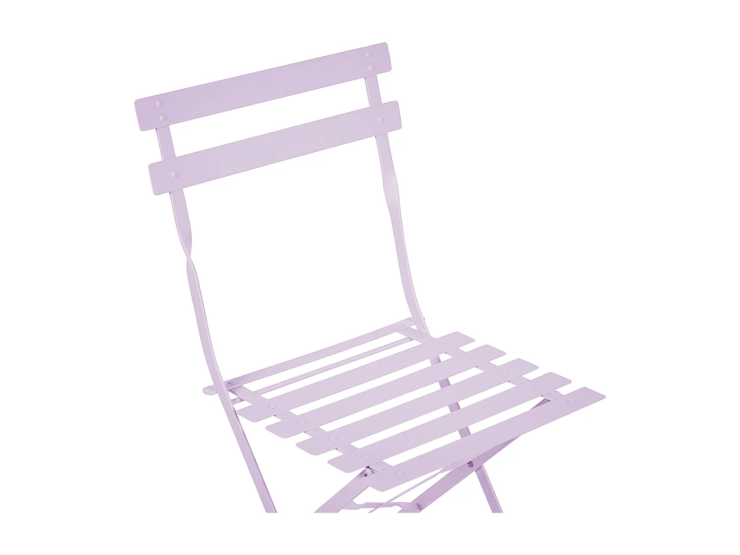 Bistro Set klappbar FIORI Metall Violett