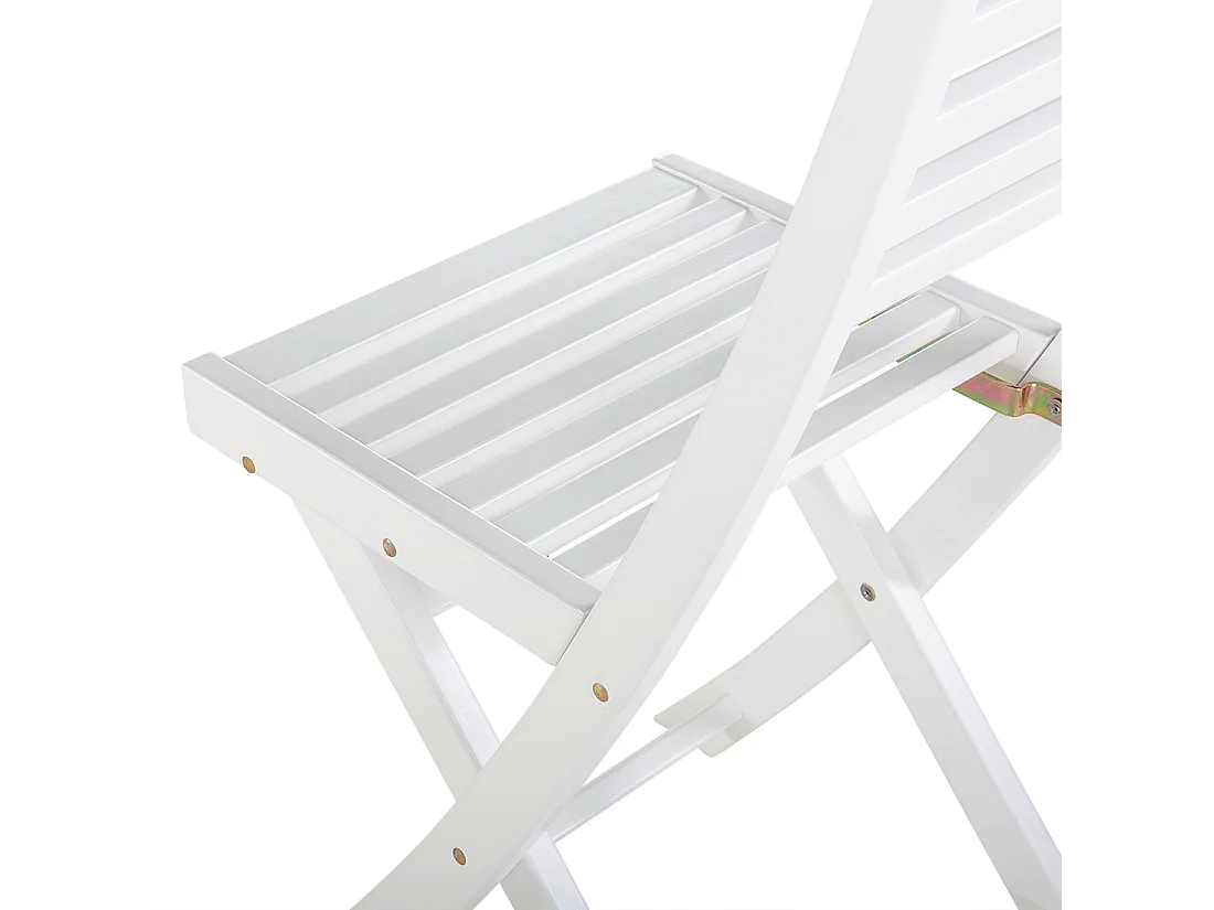 Bistroset Inklapbaar FIJI Hout Wit