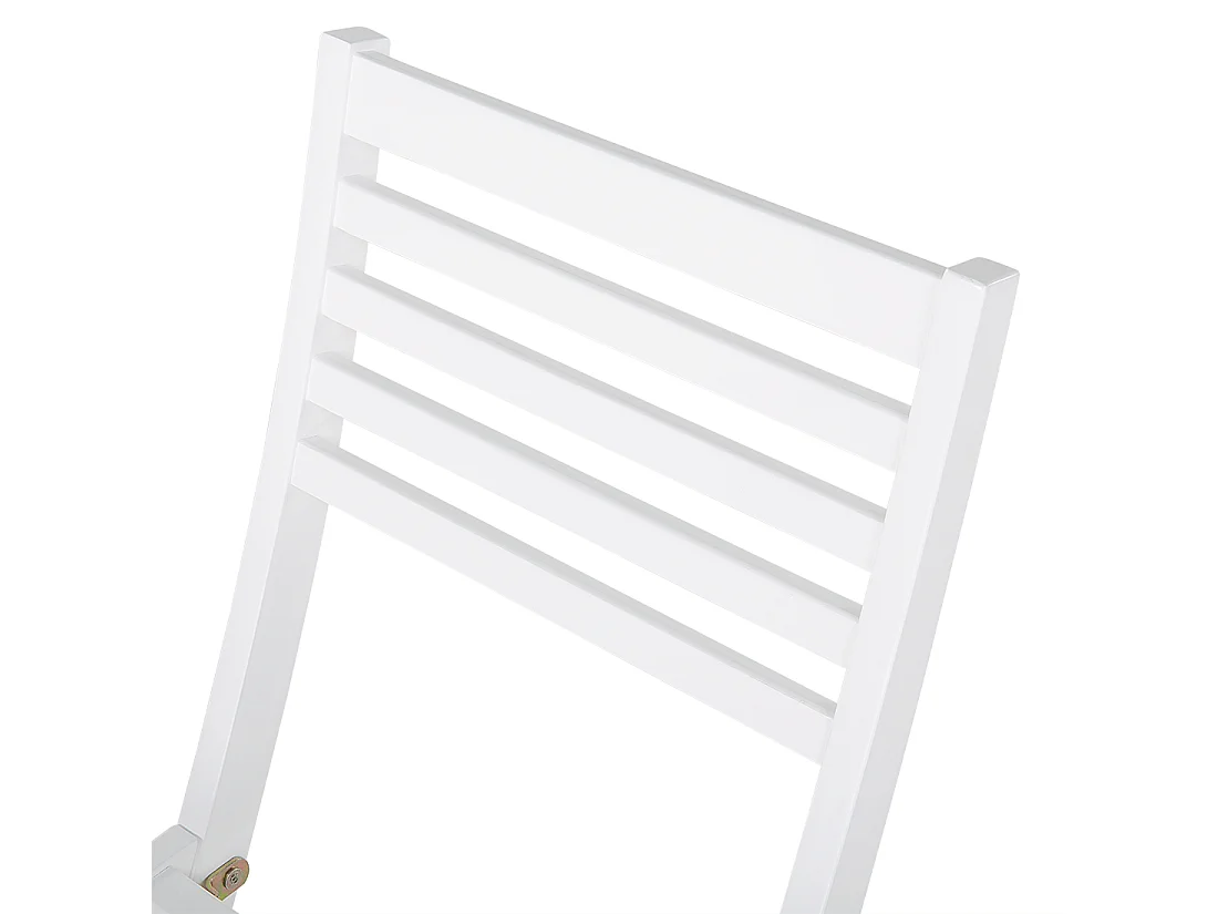 Bistro Set klappbar FIJI Holz Weiss
