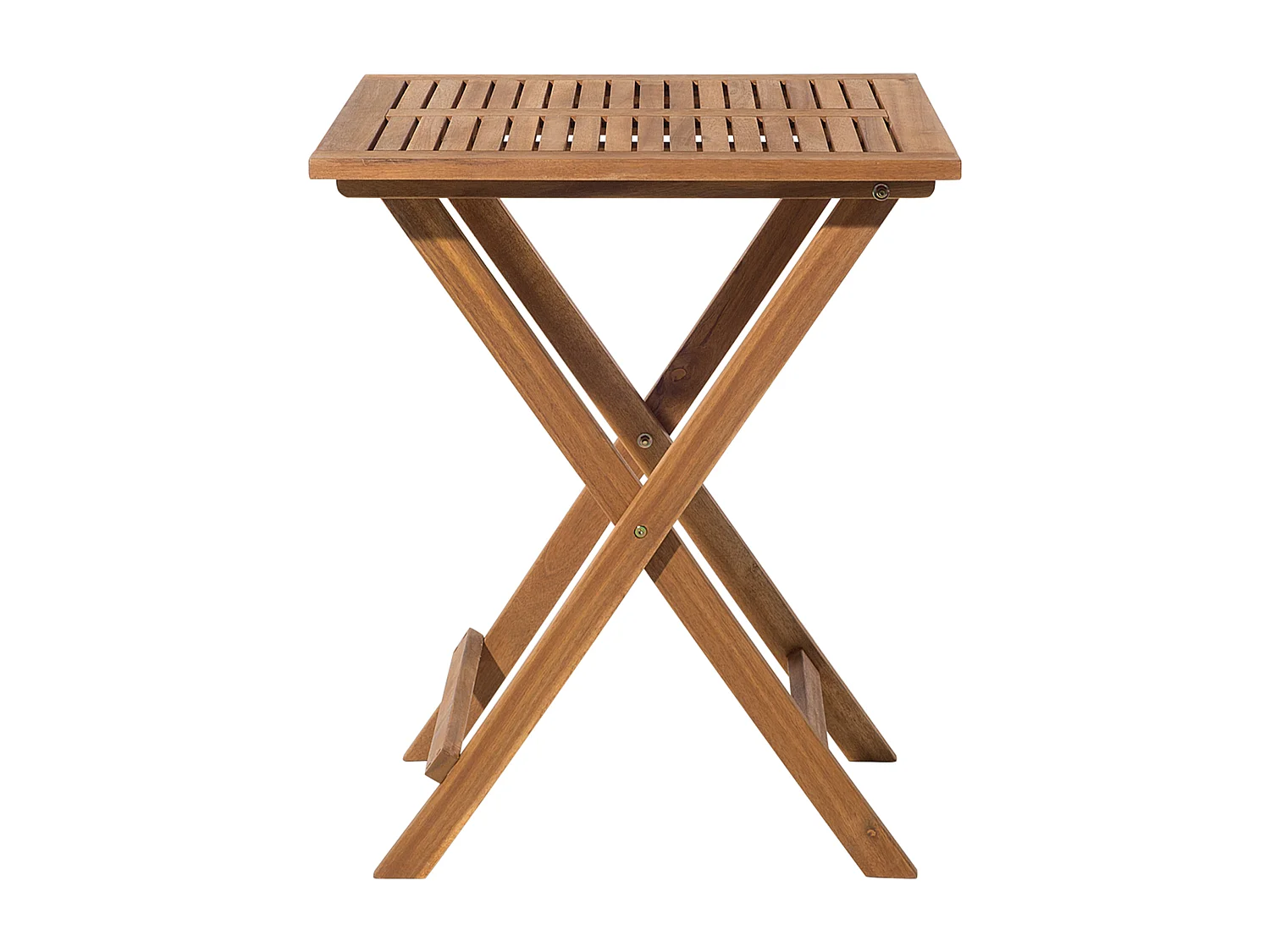 Bistro Set klappbar FIJI Holz Hellbraun