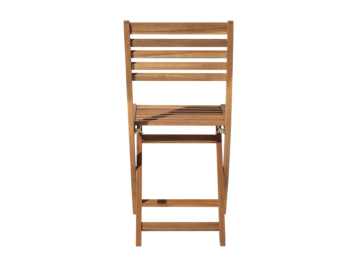 Ensemble bistrot Pliant FIJI Acacia Marron clair