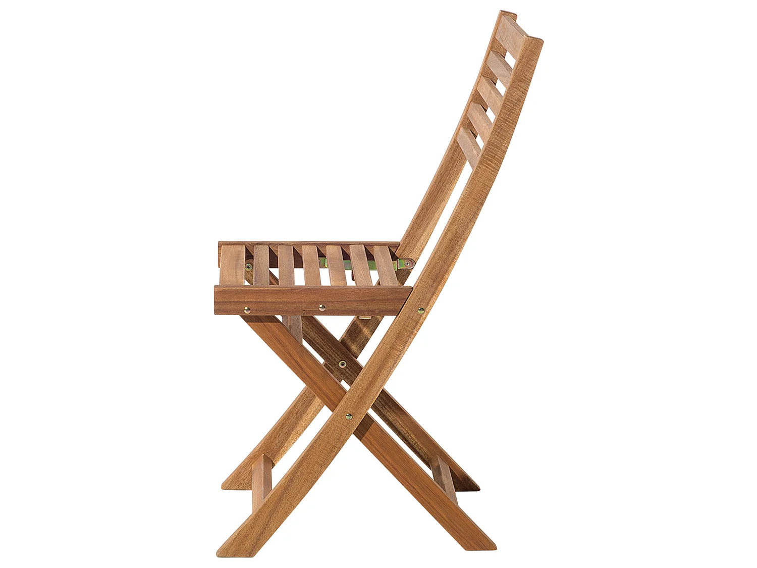 Bistro Set klappbar FIJI Holz Hellbraun