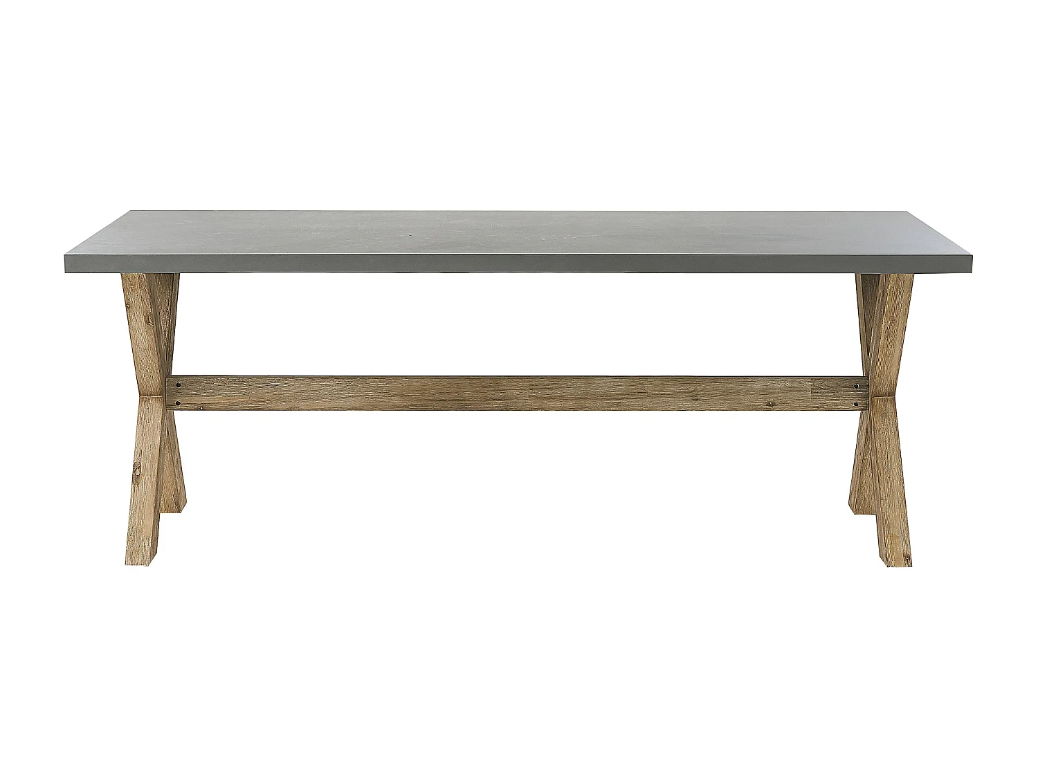 Zestaw ogrodowy dla 6 osób OLBIA z poduszkami Beton Beżowy