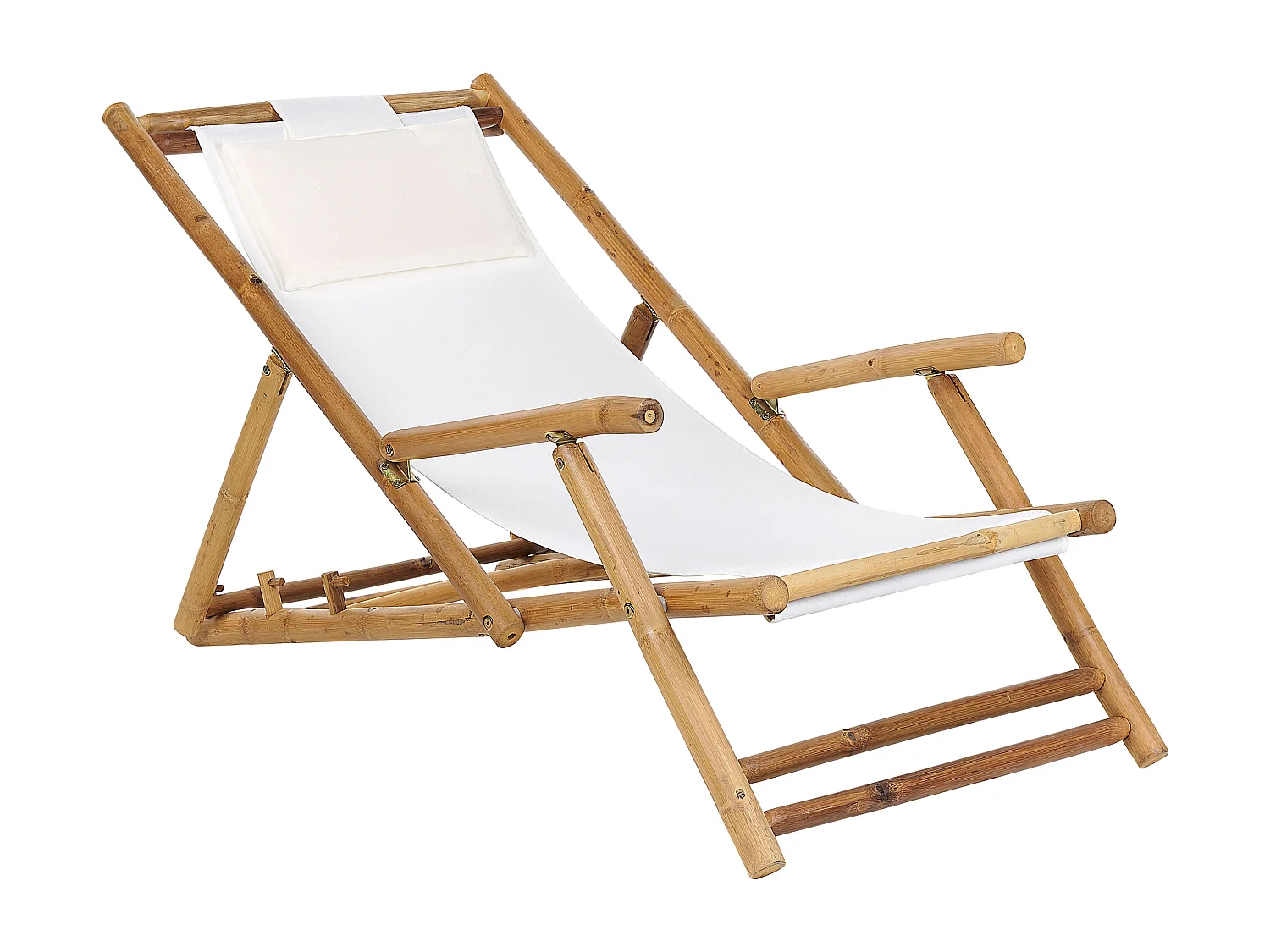 Ensemble pour bistro Pliant ATRANI/MOLISE Bambou Marron clair