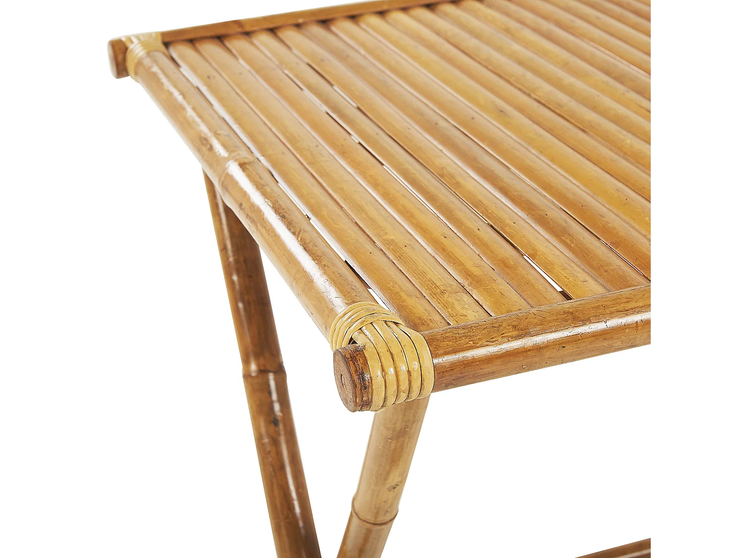 Conjunto de varanda Dobrável ATRANI/MOLISE Madeira Castanho claro