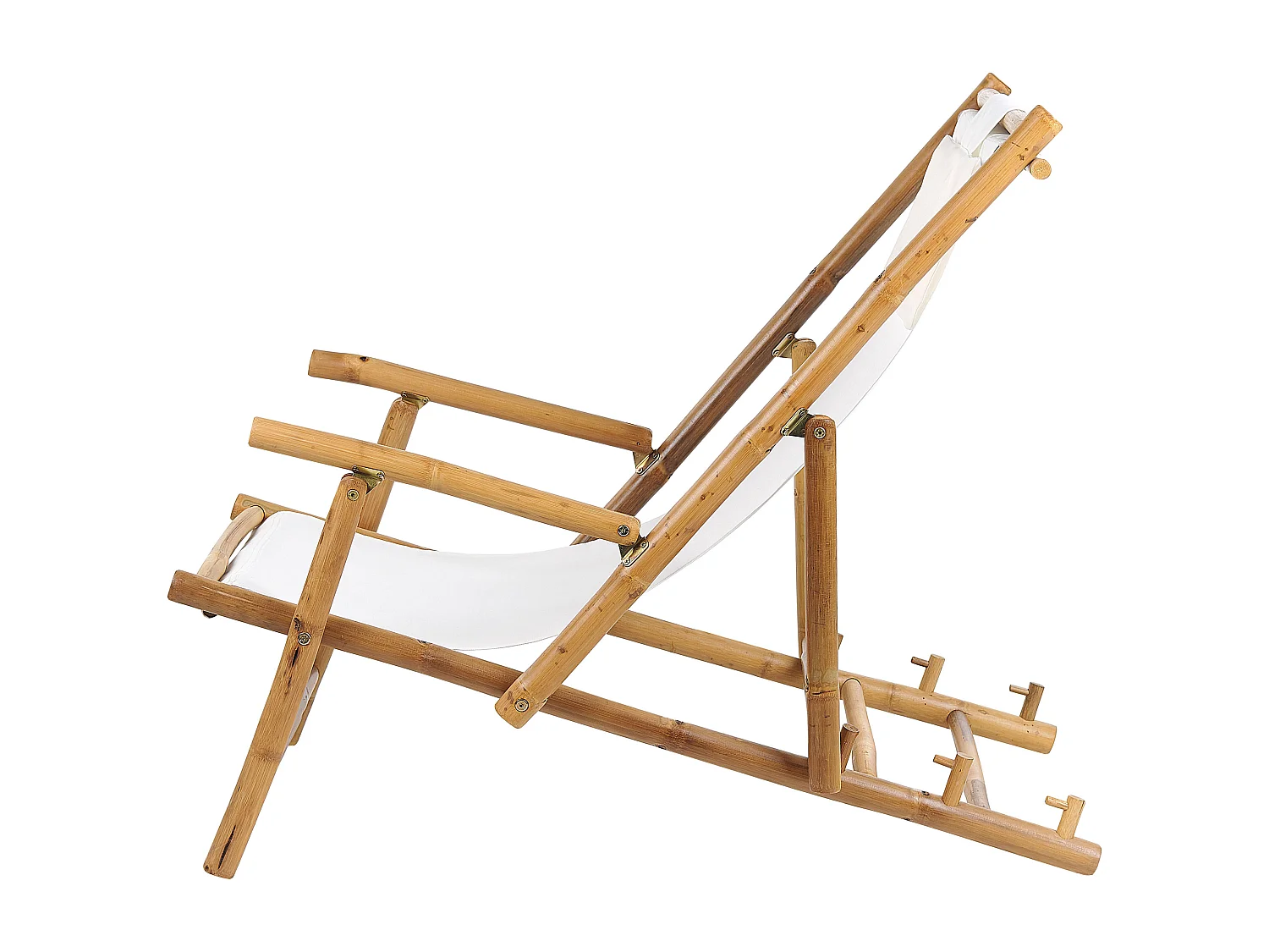 Ensemble bistrot Pliant ATRANI/MOLISE Bambou Marron clair