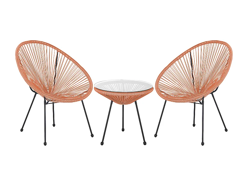 Set bistrot ACAPULCO II Arancione