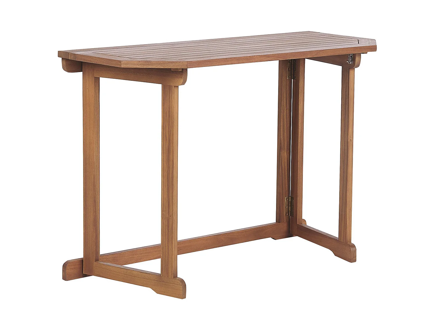 Conjunto de refeições de varanda 4 lugares TREIA Madeira de acácia Castanho