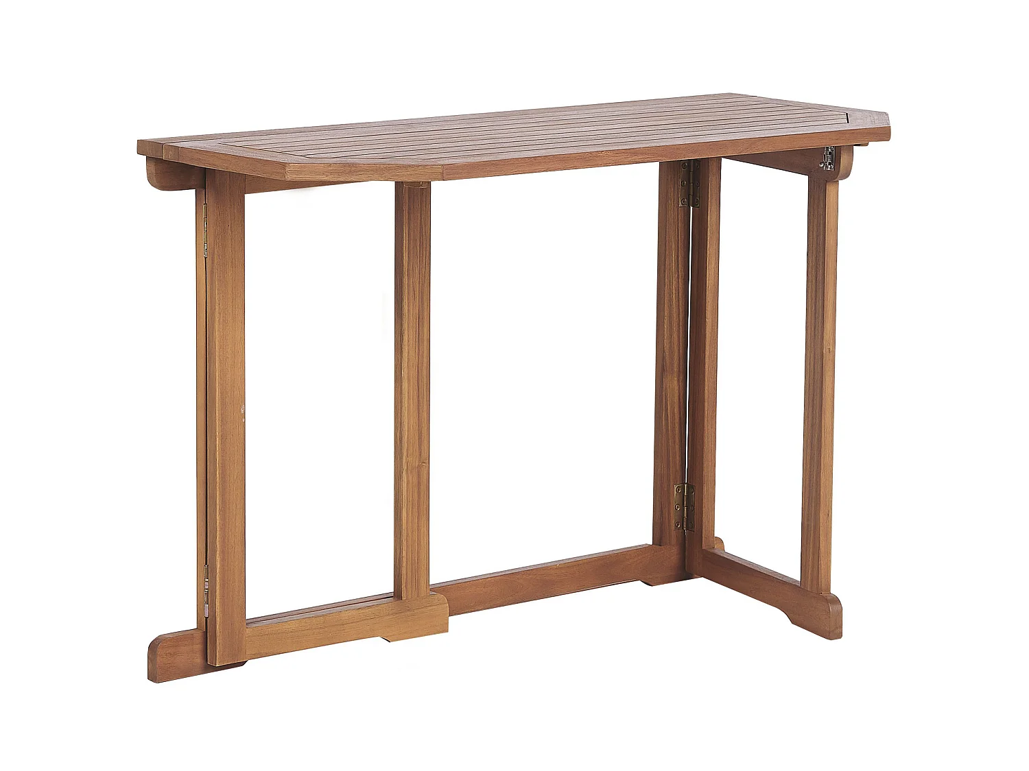 Conjunto de refeições de varanda 4 lugares TREIA Madeira de acácia Castanho