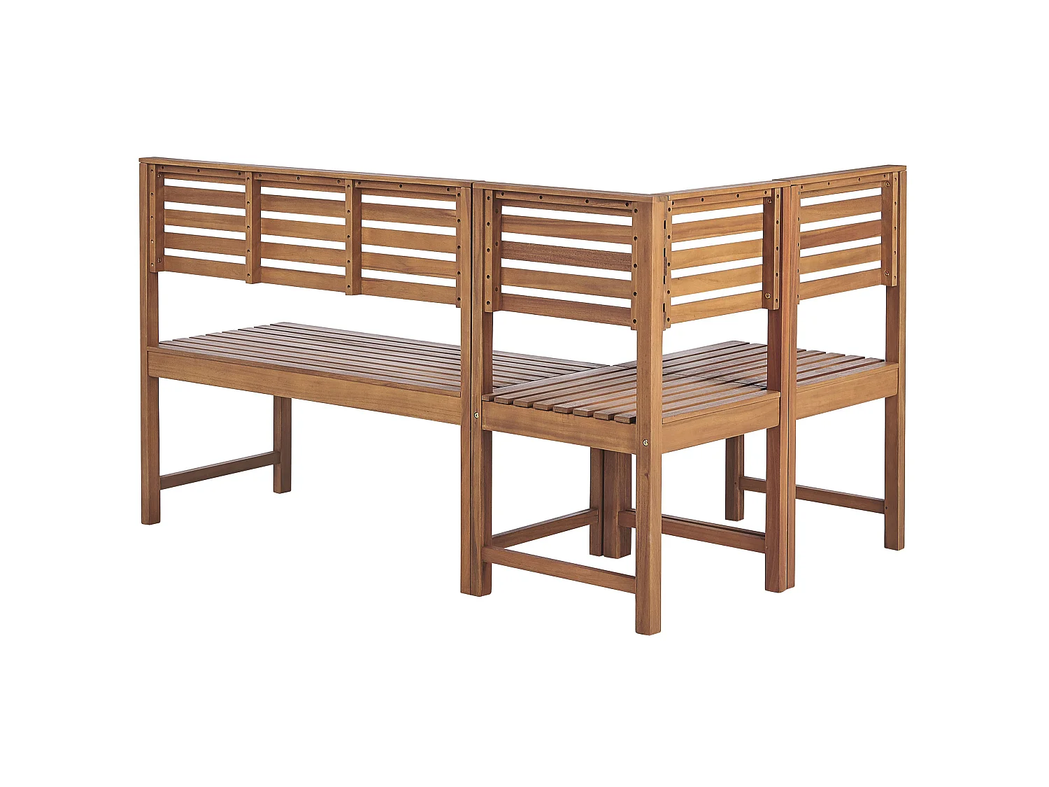 Ensemble de terrasse 4 places TREIA Acacia Marron