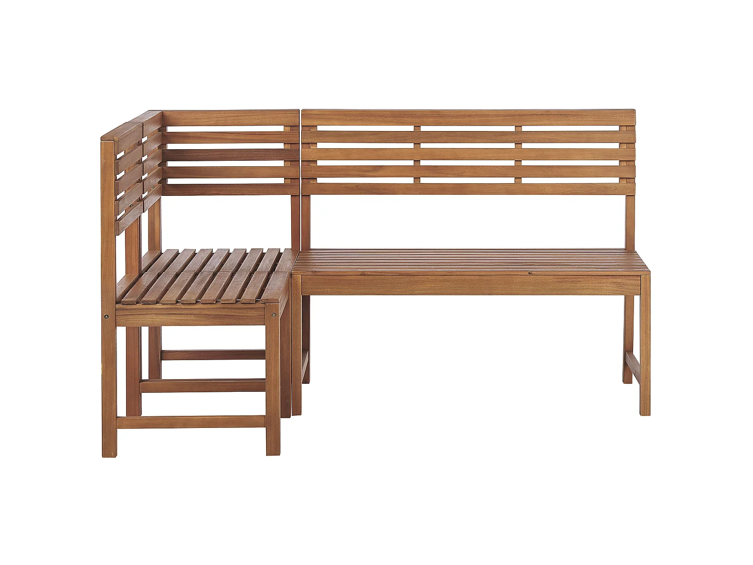 Set da pranzo per balcone 4 posti TREIA Legno d'acacia Marrone