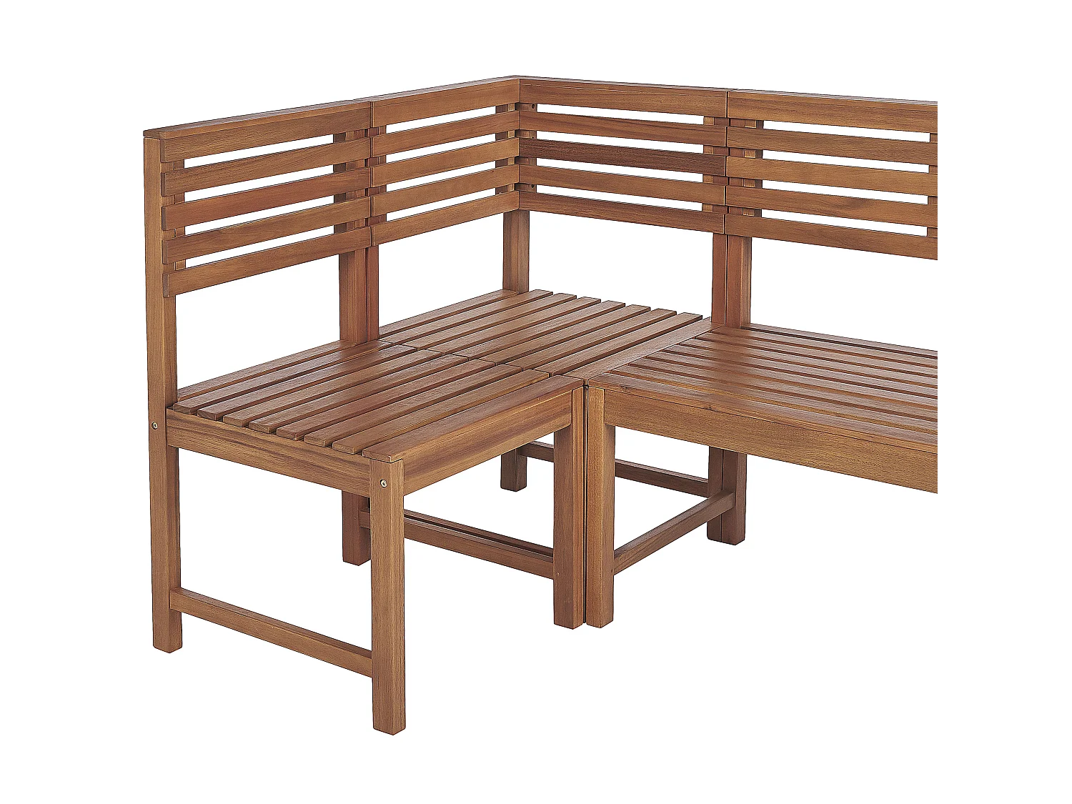 Set da pranzo per balcone 4 posti TREIA Legno d'acacia Marrone