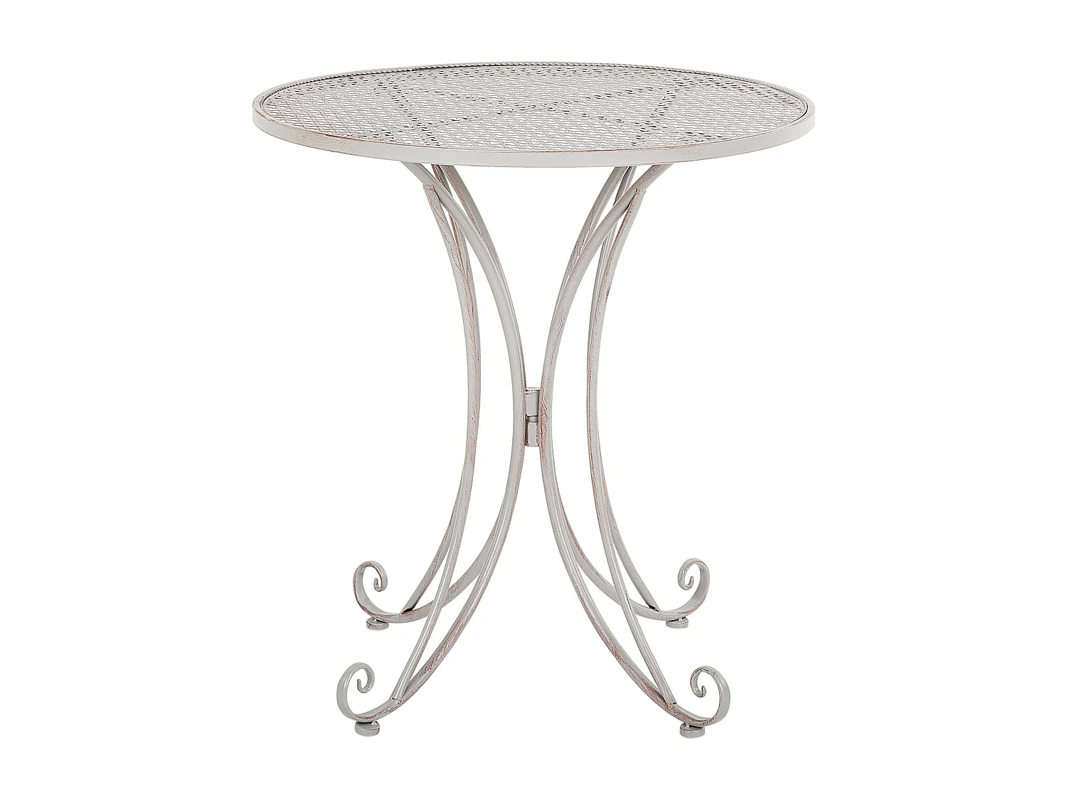 Bistro Set klappbar CILENTO Metall Grau