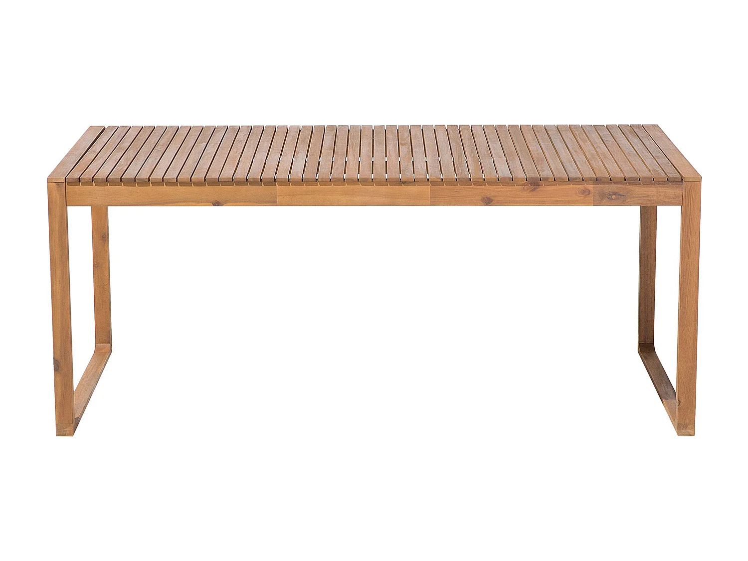 Salle à manger de jardin 8 places SASSARI avec coussins Acacia Bleu