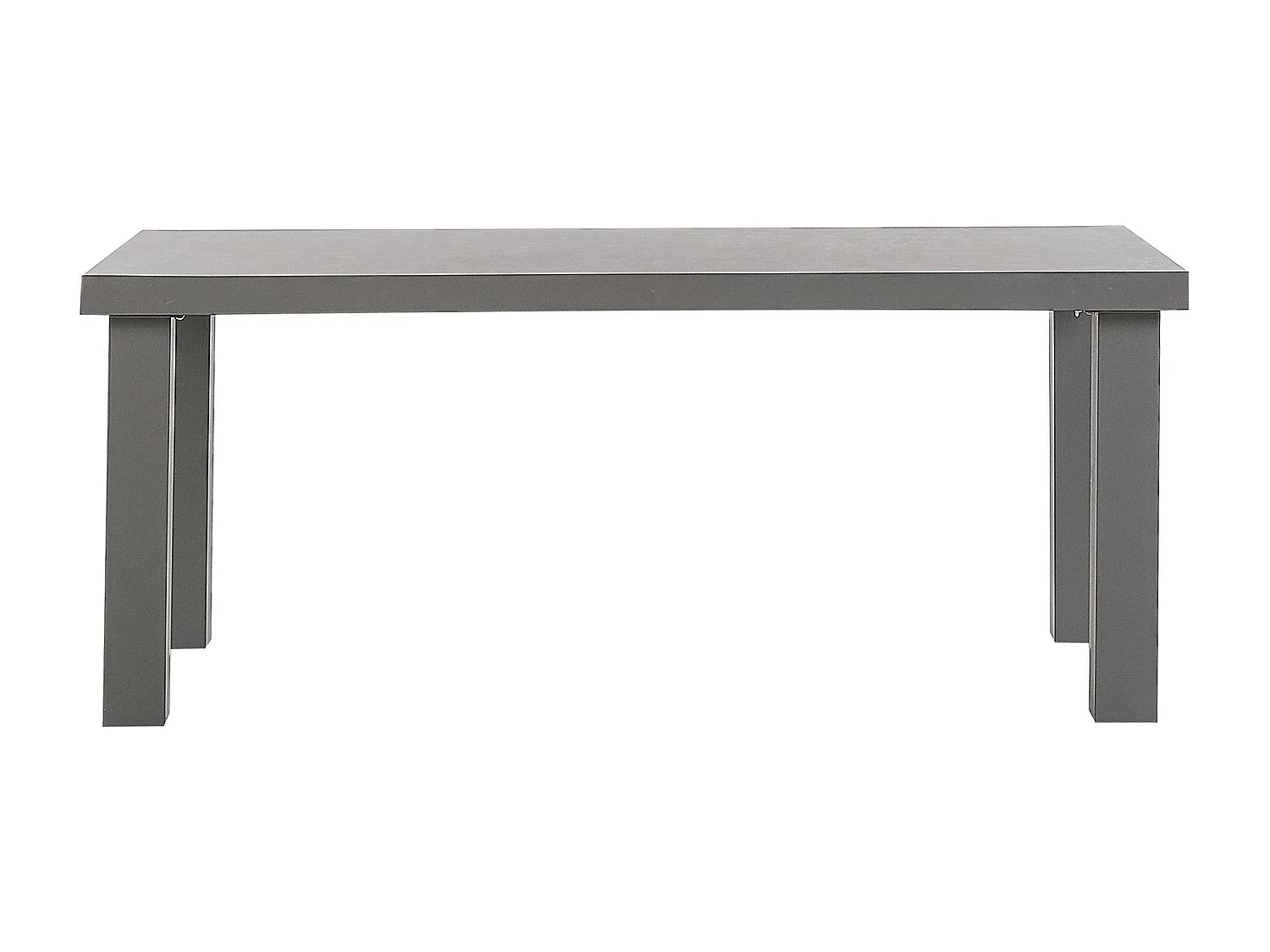 Set da pranzo da giardino con sgabelli 6 posti TARANTO Cemento Grigio