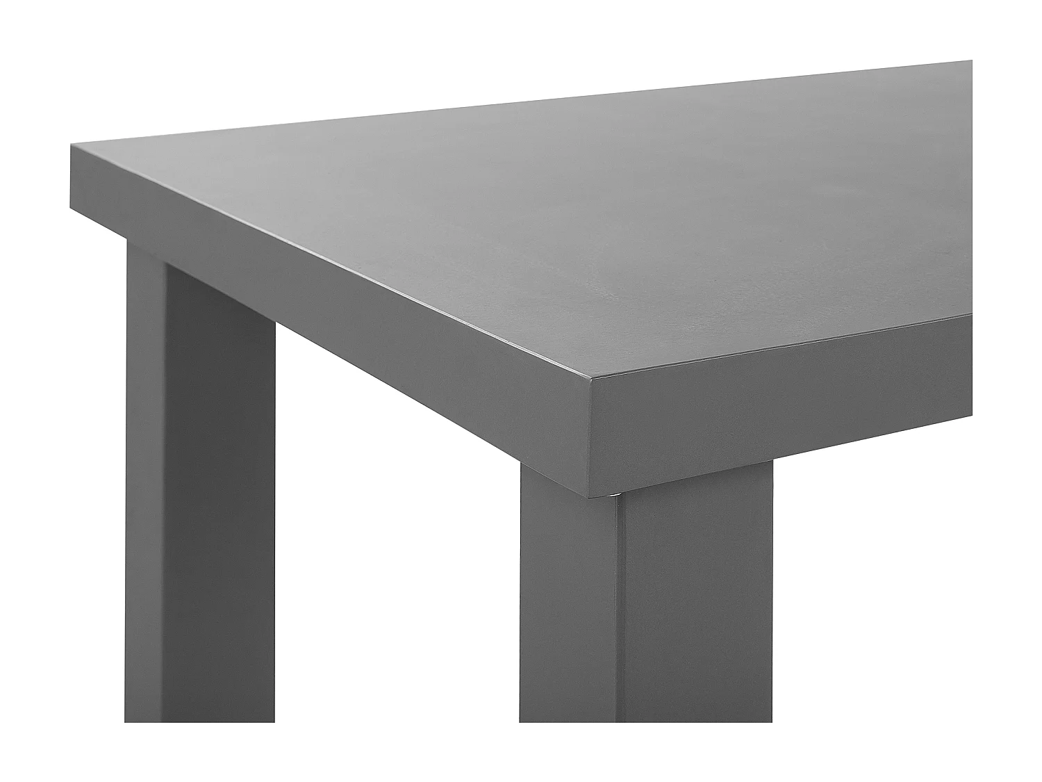 Set da pranzo da giardino con sgabelli 6 posti TARANTO Cemento Grigio