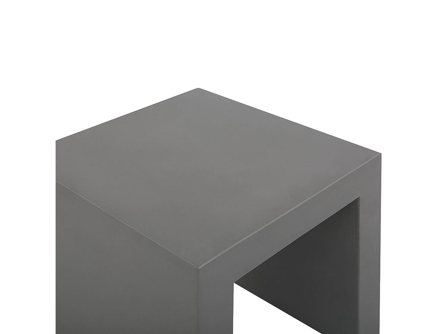 Set da pranzo da giardino con sgabelli 6 posti TARANTO Cemento Grigio