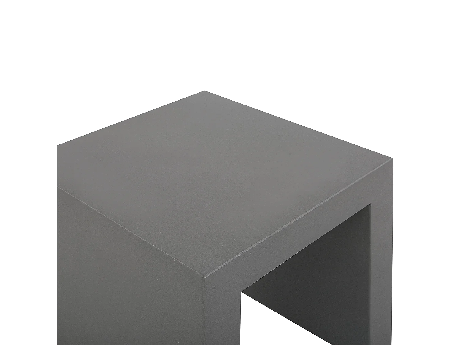 Gartenmöbel Set mit Hockern 6-Sitzer TARANTO Beton Grau