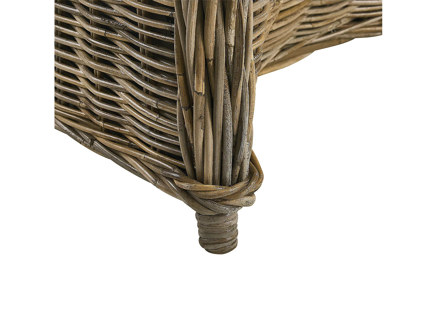 Salle à manger de jardin 4 places SUSUA/OLBIA avec coussins Béton Marron clair