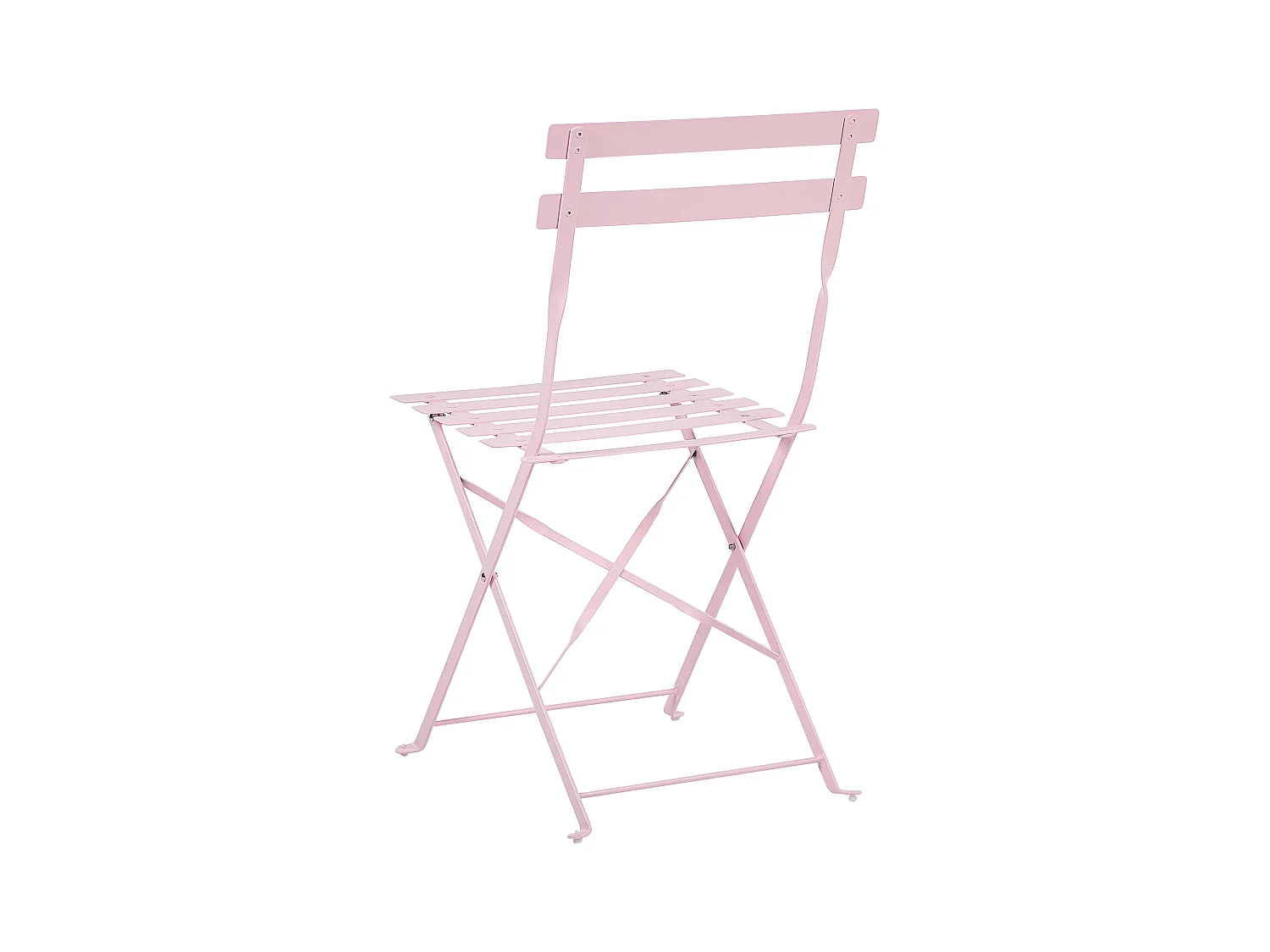 Zestaw mebli balkonowych Składane FIORI Metal Pastelowy róż