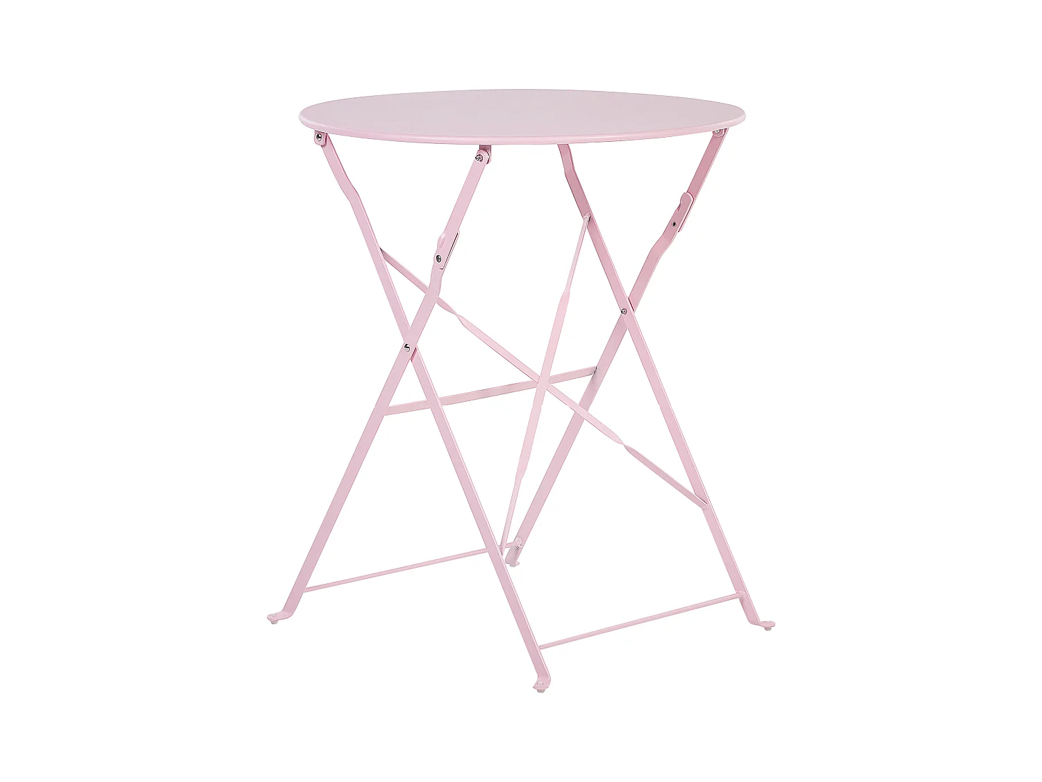 Zestaw mebli balkonowych Składane FIORI Metal Pastelowy róż