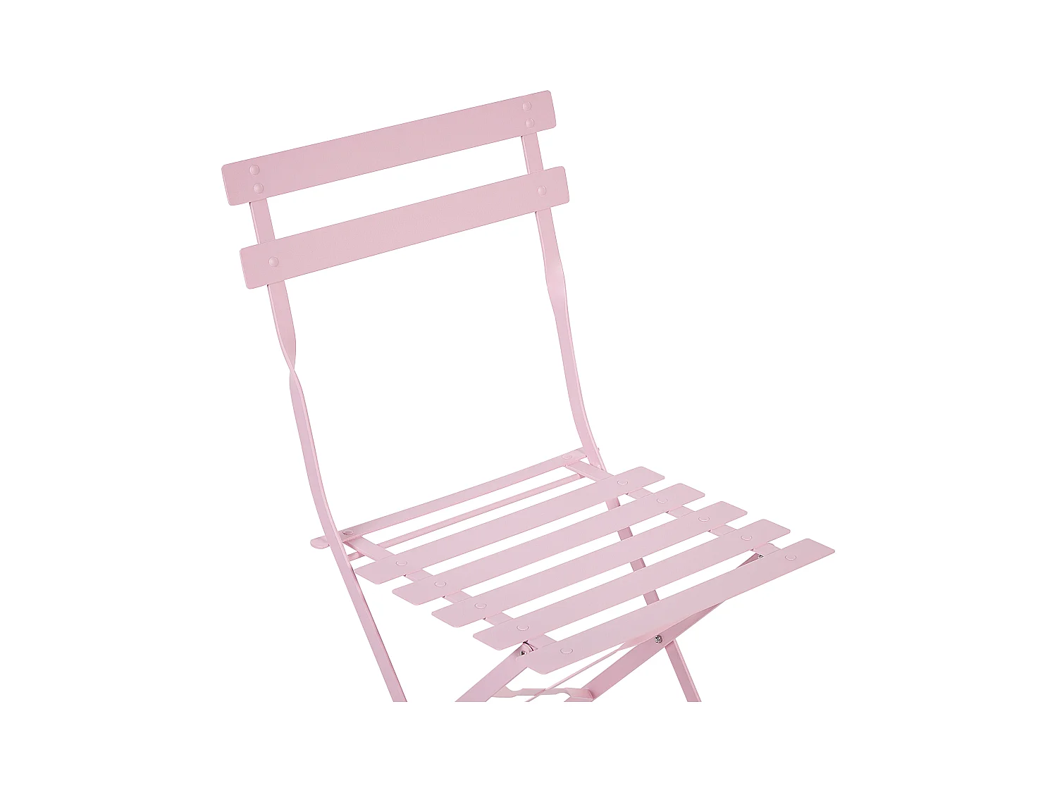 Zestaw mebli balkonowych Składane FIORI Metal Pastelowy róż