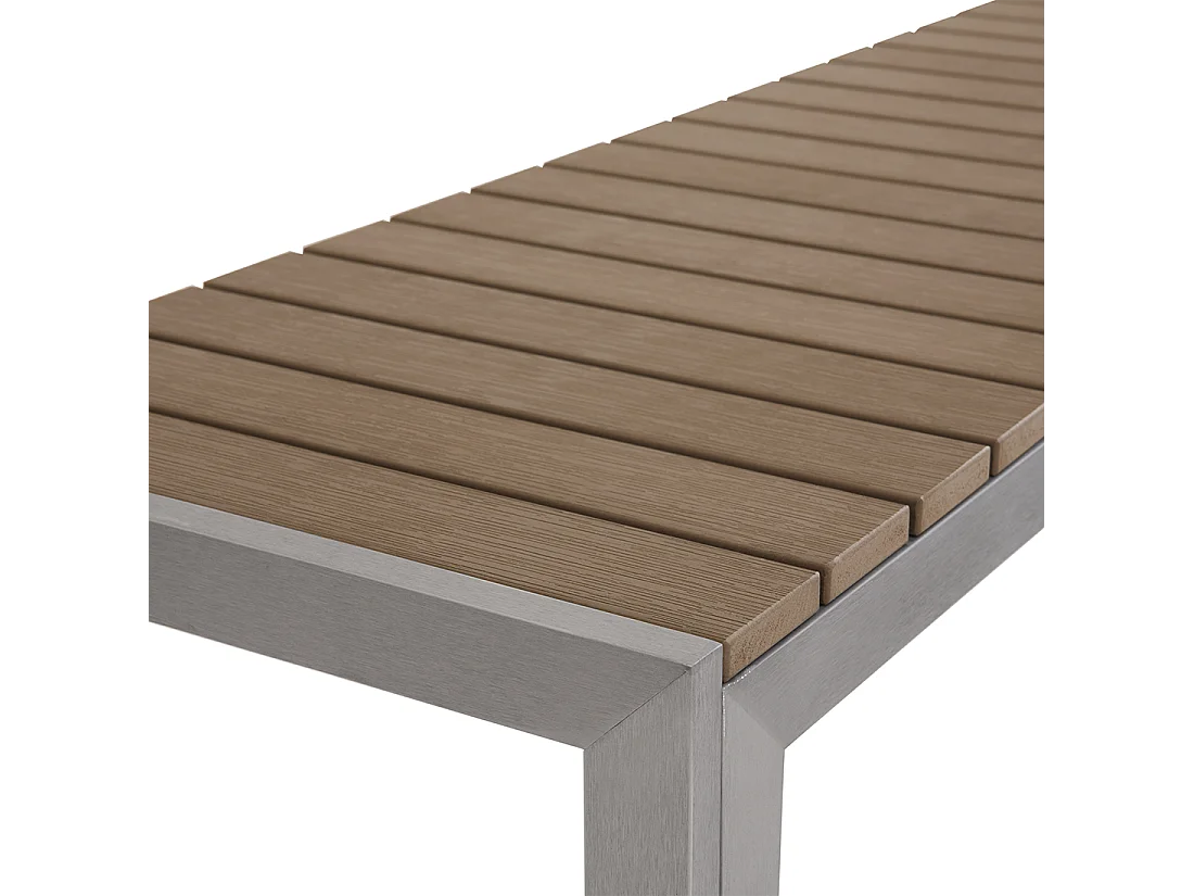 Tuinset met banken 6-zitter NARDO Bruin