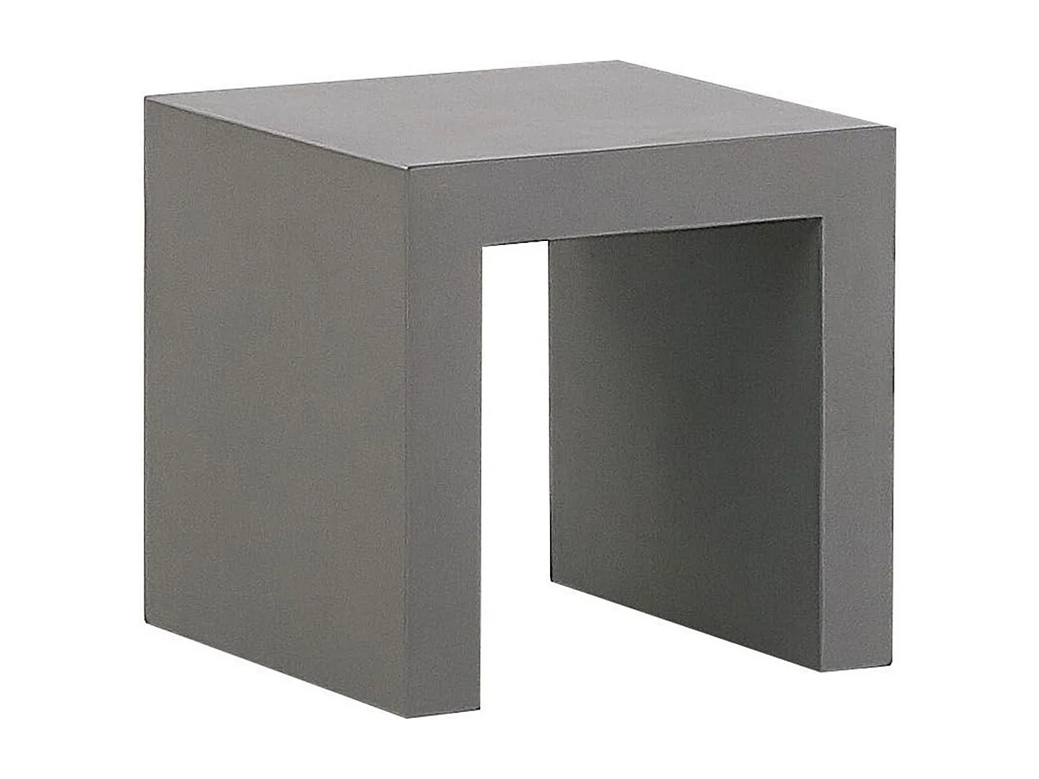 Gartenset Tisch 200x100 cm 8 Hocker Betonplatte Akazienholz Rustikal grau Olbia