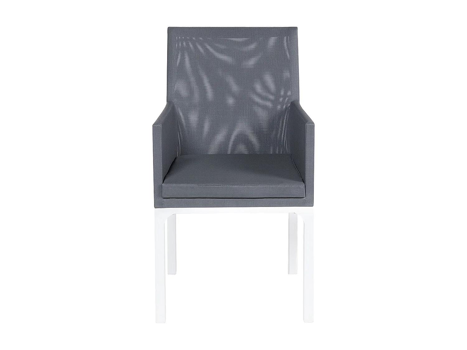 Gartenmöbel Set 6-Sitzer BACOLI inkl. Kissen Metall Grau