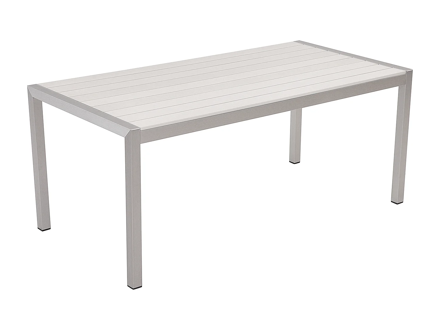 Set da pranzo da giardino 6 posti VERNIO Bianco