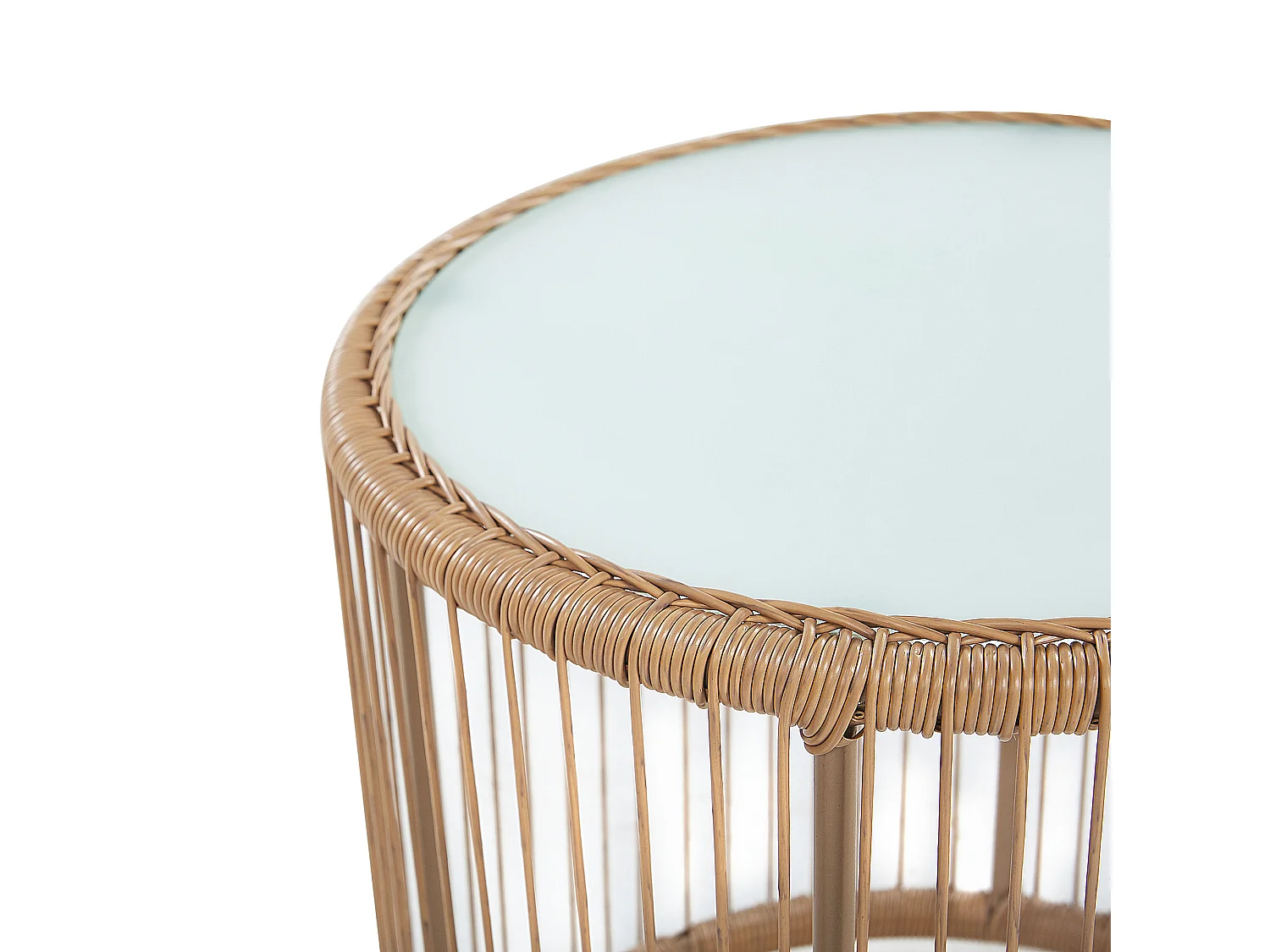 Zestaw mebli balkonowych z poduszkami LABICO Technorattan Jasnobrązowy