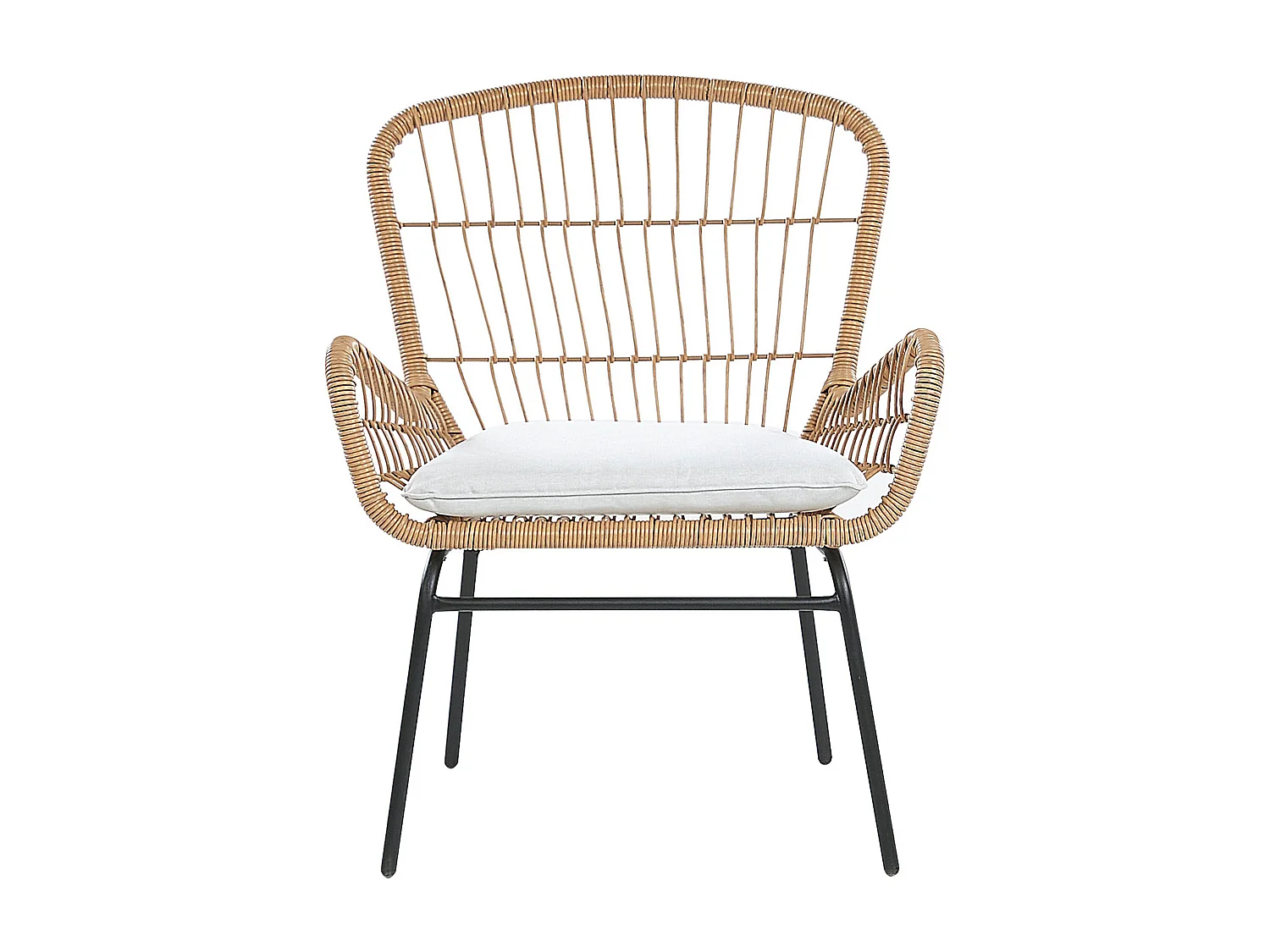 Ensemble pour bistro avec coussins LABICO Marron clair