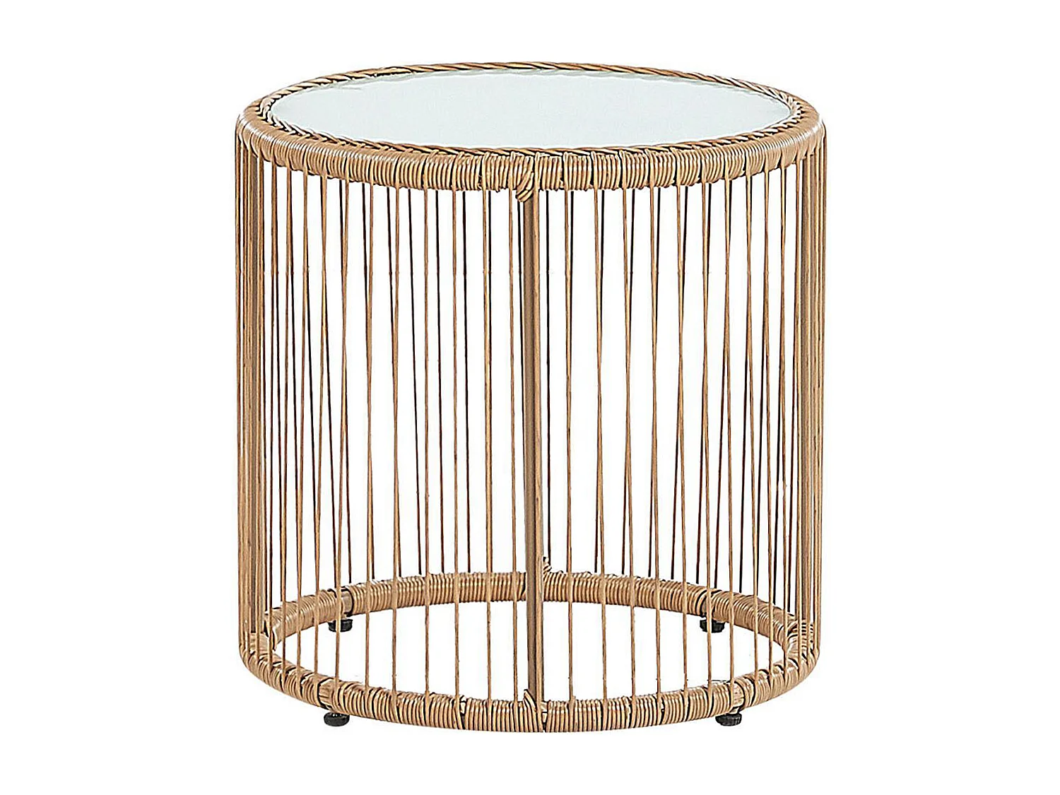 Ensemble pour bistro avec coussins LABICO Marron clair